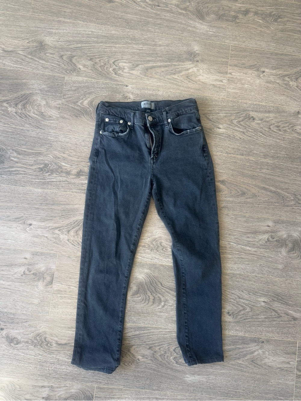 Agolde denim jeans in dark wash
